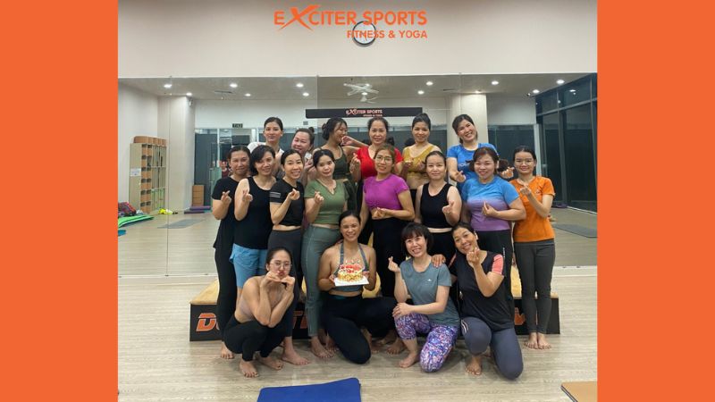 Lớp yoga tại exciter sports